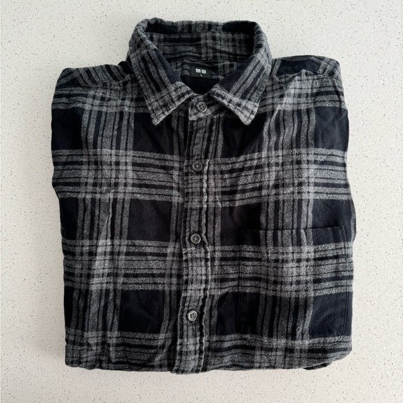 Men’s Uniqlo Flannel Shirt - L - Picture 1 of 3